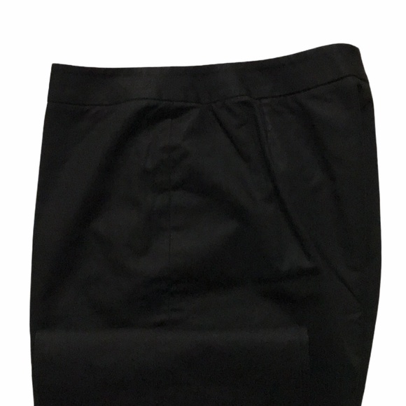 LAFAYETTE 148 Black Cotton Dress Wide Leg Pants - Picture 3 of 9